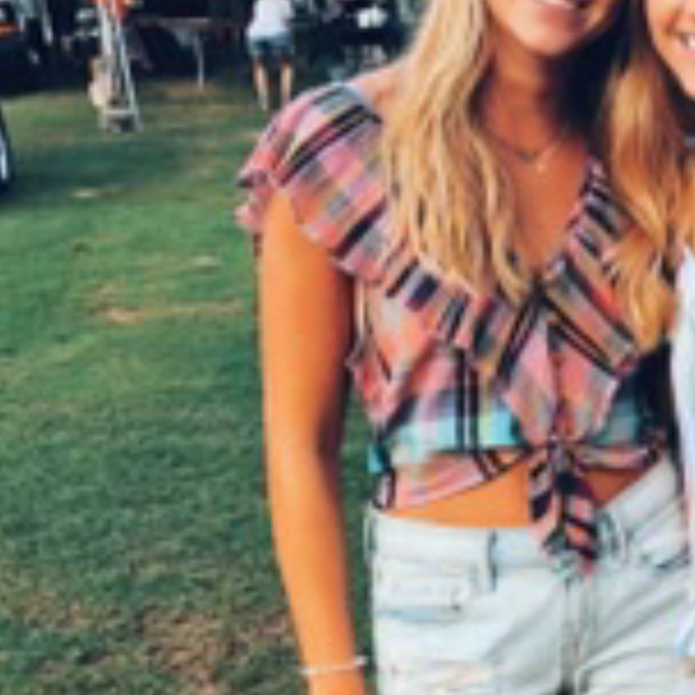 Plaid Crop Top